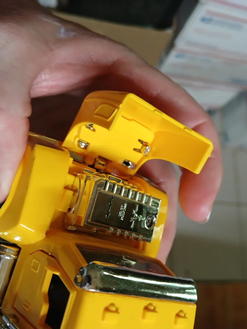 toy is a Driven by Battat Micro Series Scissor Lift Truck.